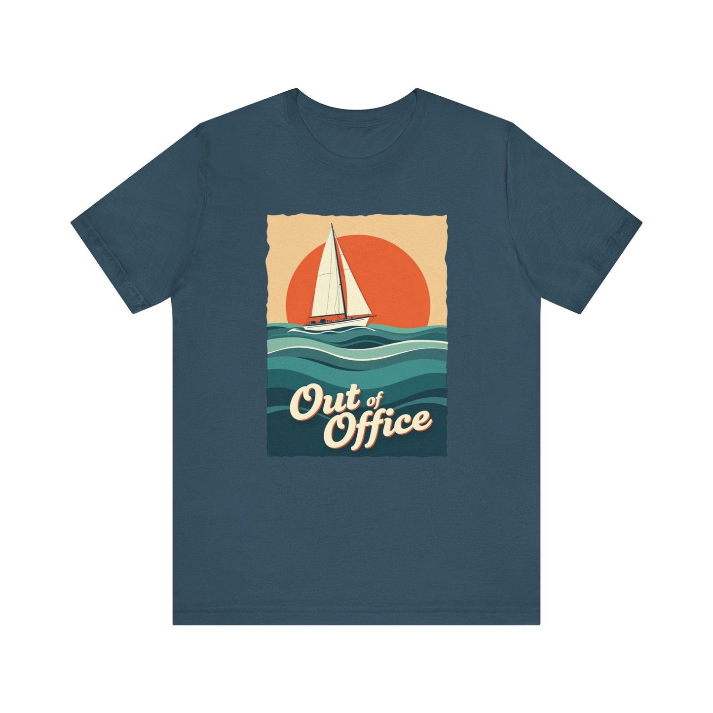 Sailing Tee - Out of Office Design for Summer Fun - Even Keel LLC