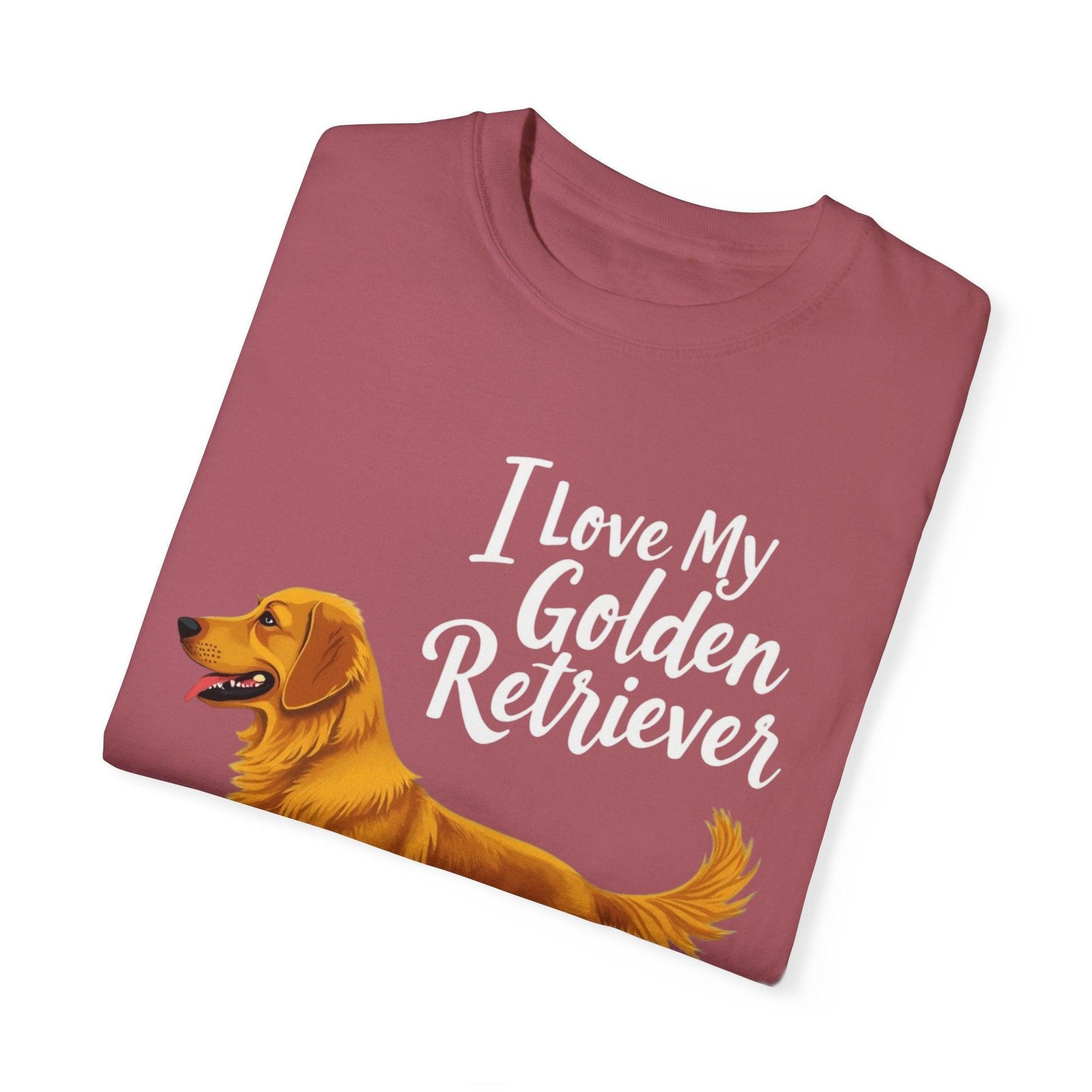 Golden Retriever Love T-shirt for Dog Lovers Unisex Tee - Even Keel LLC