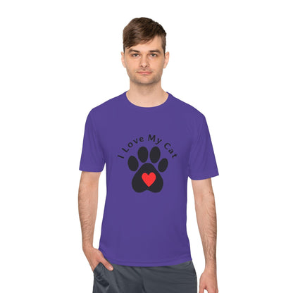 Cat Lover Moisture Wicking Tee for Cat Enthusiasts Apparel - Even Keel LLC