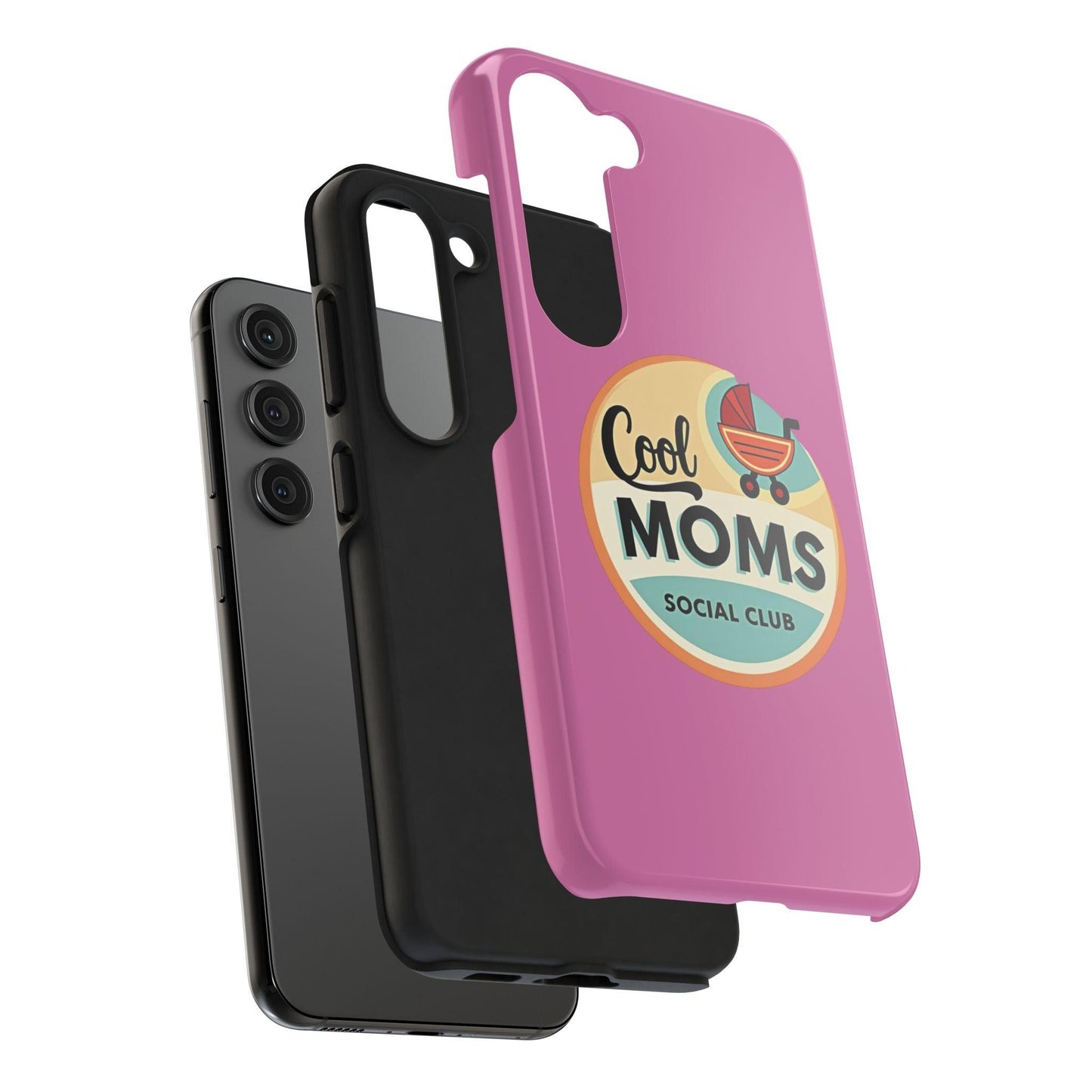 Retro Cool Moms Social Club Tough Phone Cases for Phones - Even Keel LLC