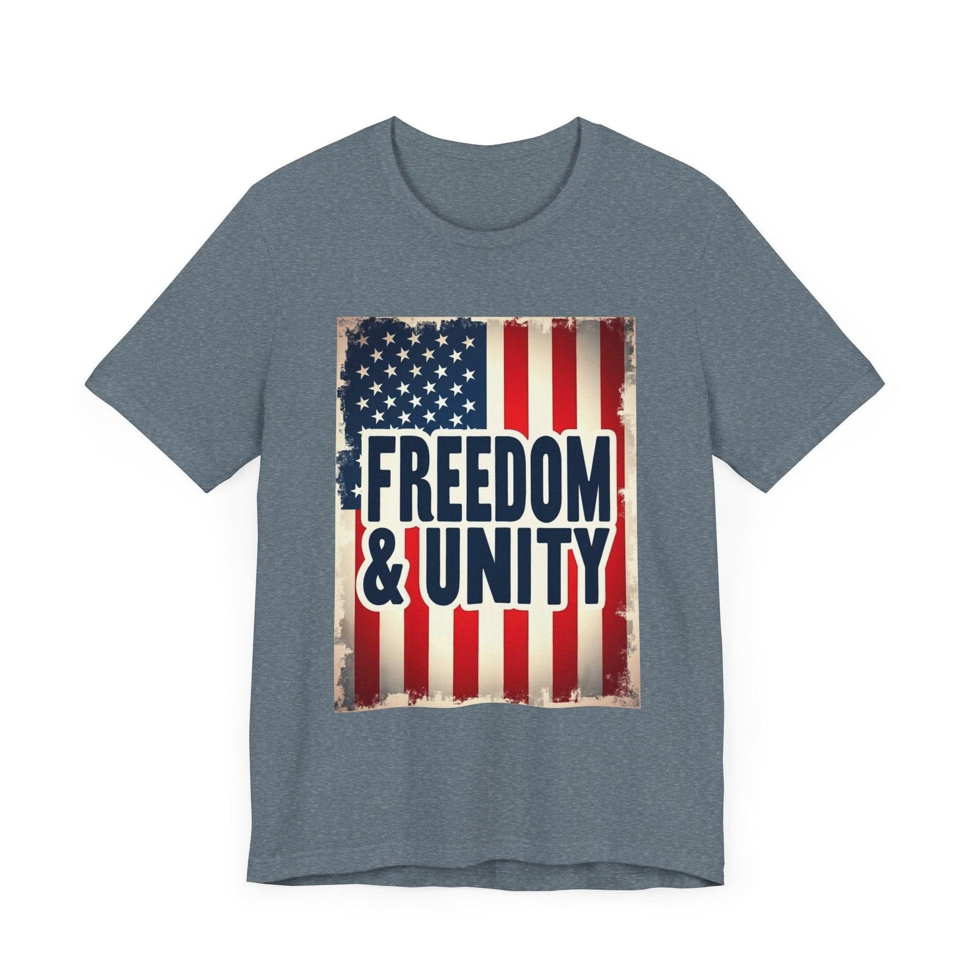 Freedom and Unity Unisex Tee for Everyday Casual Wear - Even Keel LLC