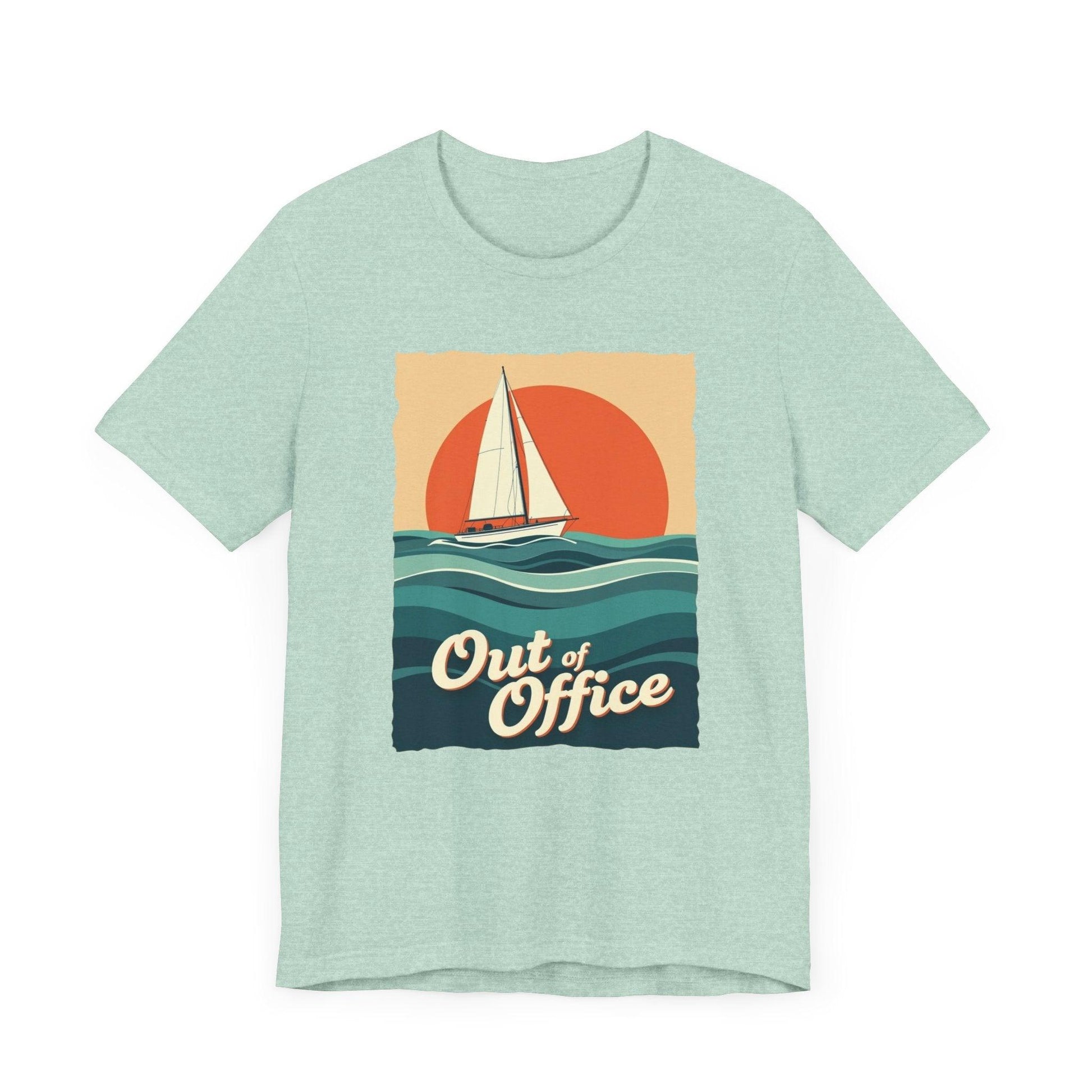 Sailing Tee - Out of Office Design for Summer Fun - Even Keel LLC