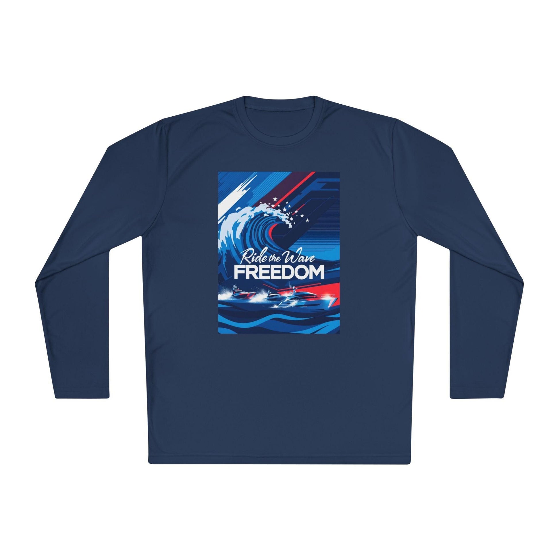 Freedom Wave Long Sleeve Tee for Active Outdoor Wear - Even Keel LLC