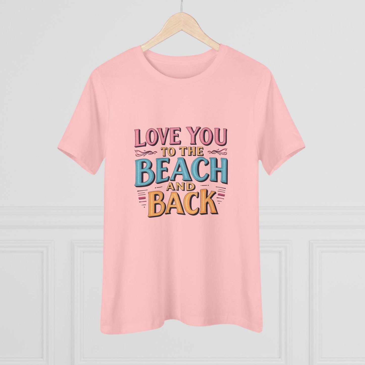 Women's Beach Lovers Cotton Tee - Love You to the Beach - Even Keel LLC