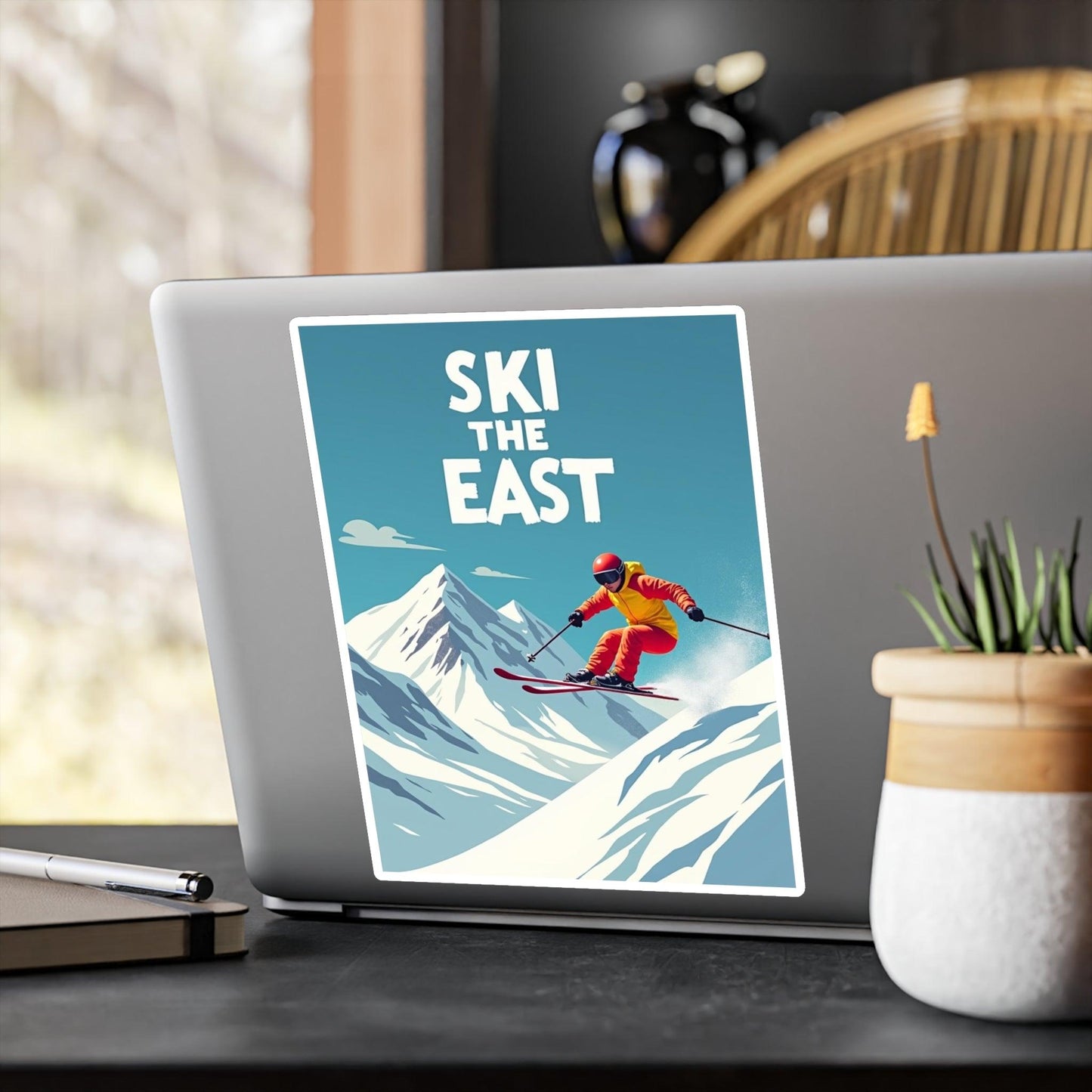 Ski The East Decal - High Quality Vinyl Sticker - Even Keel LLC