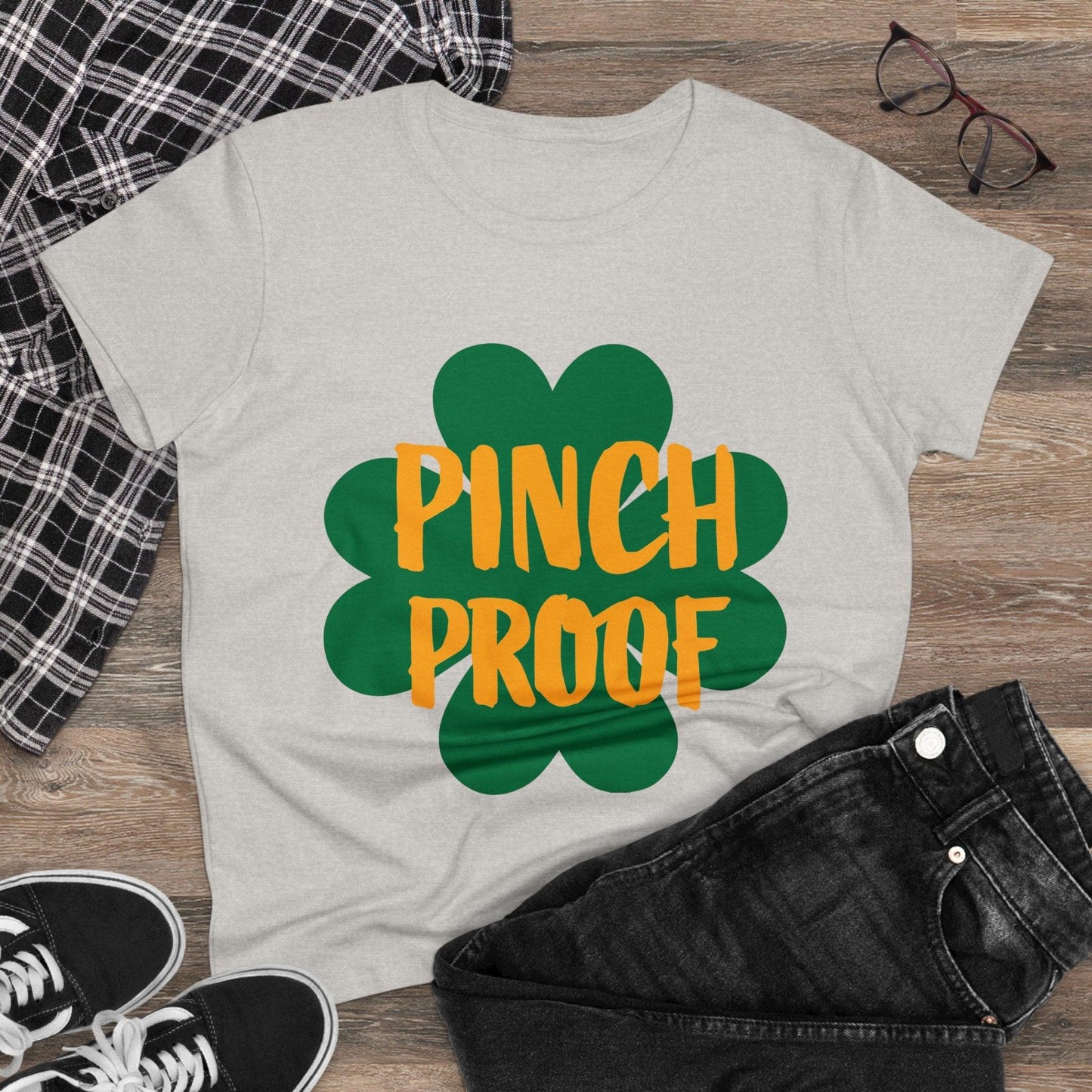 T-Shirt - Pinch Proof Irish Joke Women's Cotton Tee - Even Keel LLC