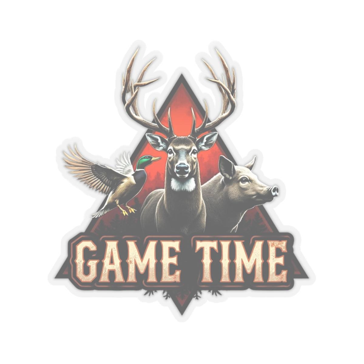 Game Time Trio Kiss-Cut Sticker for Custom Decor Ideas - Even Keel LLC