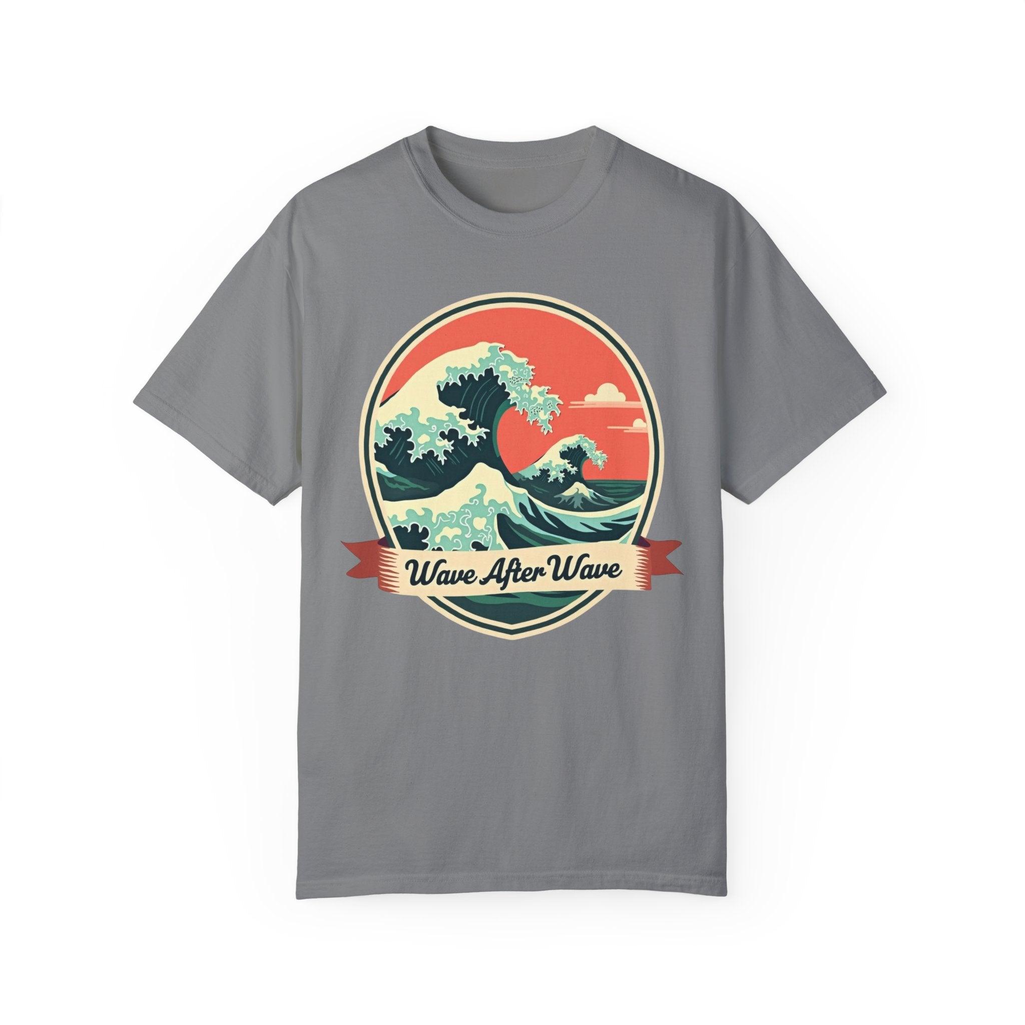 Wave After Wave Unisex T-shirt - Rough Seas Design Tee - Even Keel LLC