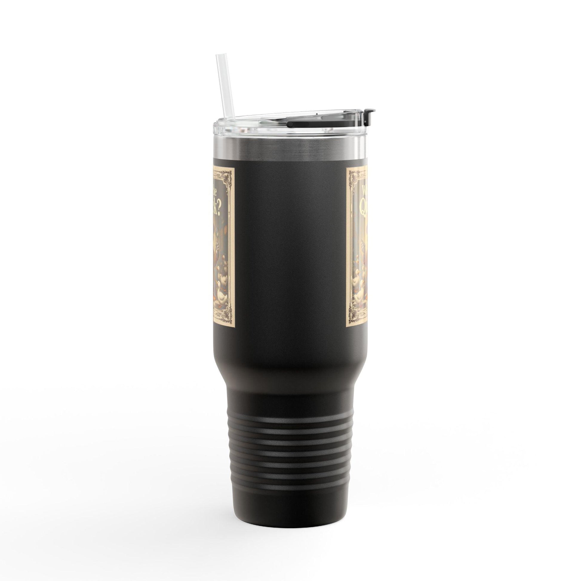 Travel Mug - What The Quack Design For Fun Hydration - Even Keel LLC