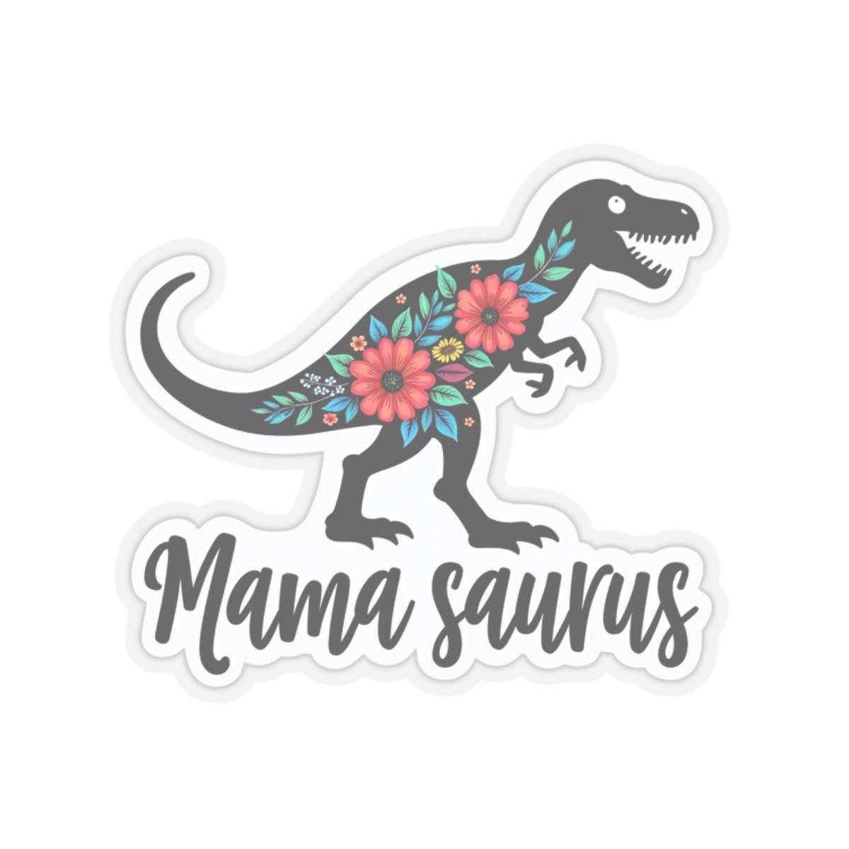 Dinosaur Momma Saura Rex Kiss-Cut Sticker for Decor - Even Keel LLC