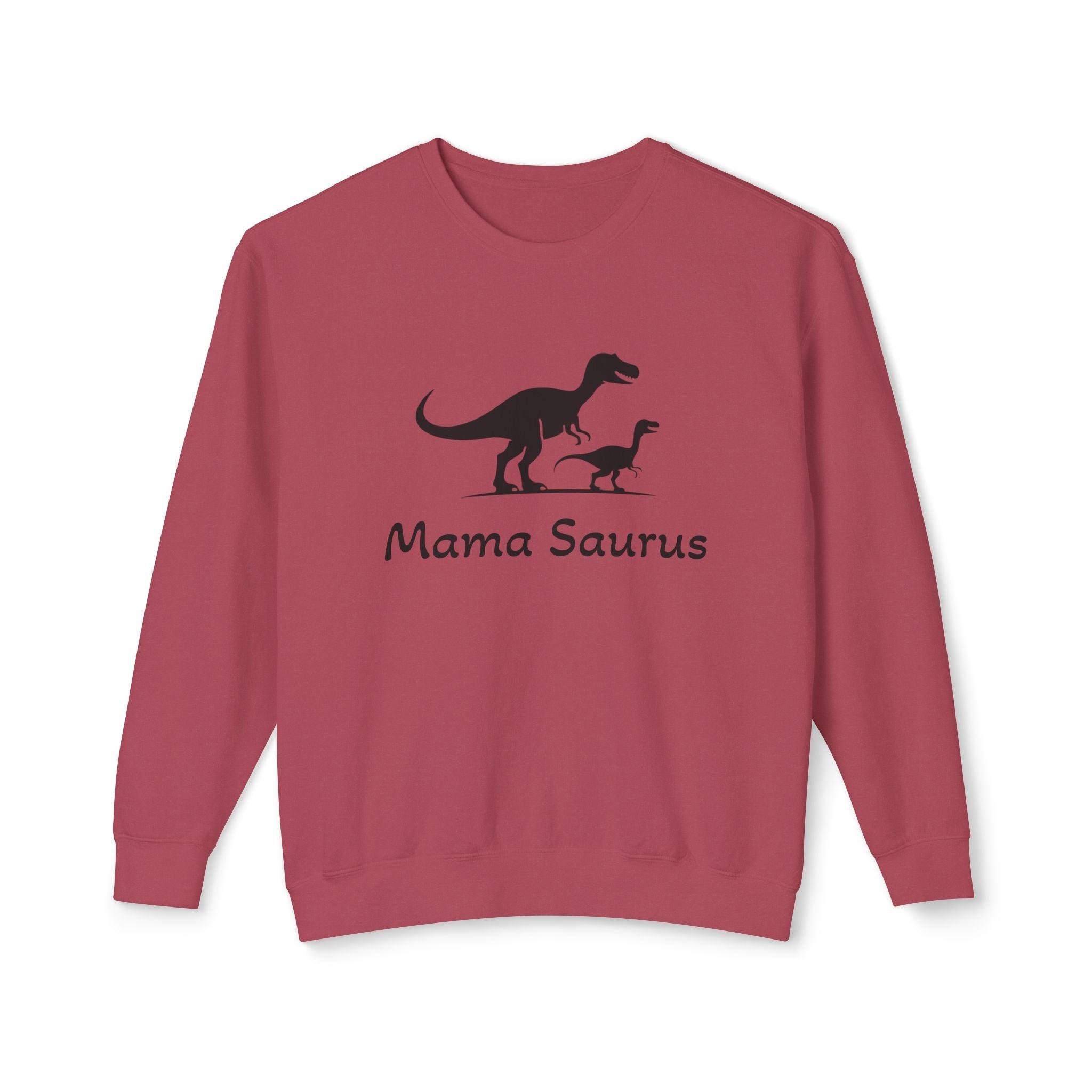 Mama Saurus Sweatshirt for Moms in Soft Cotton Fabric - Even Keel LLC