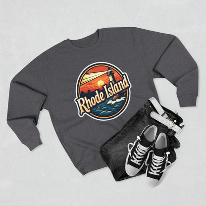 Rhode Island Unisex Crewneck Sweatshirt for All Seasons - Even Keel LLC