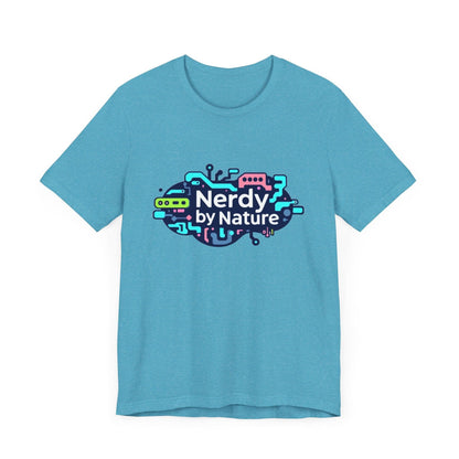 Nerdy by Nature Unisex Tee - Fun Geeky Graphic T-Shirt for Casual Wear - Even Keel LLC