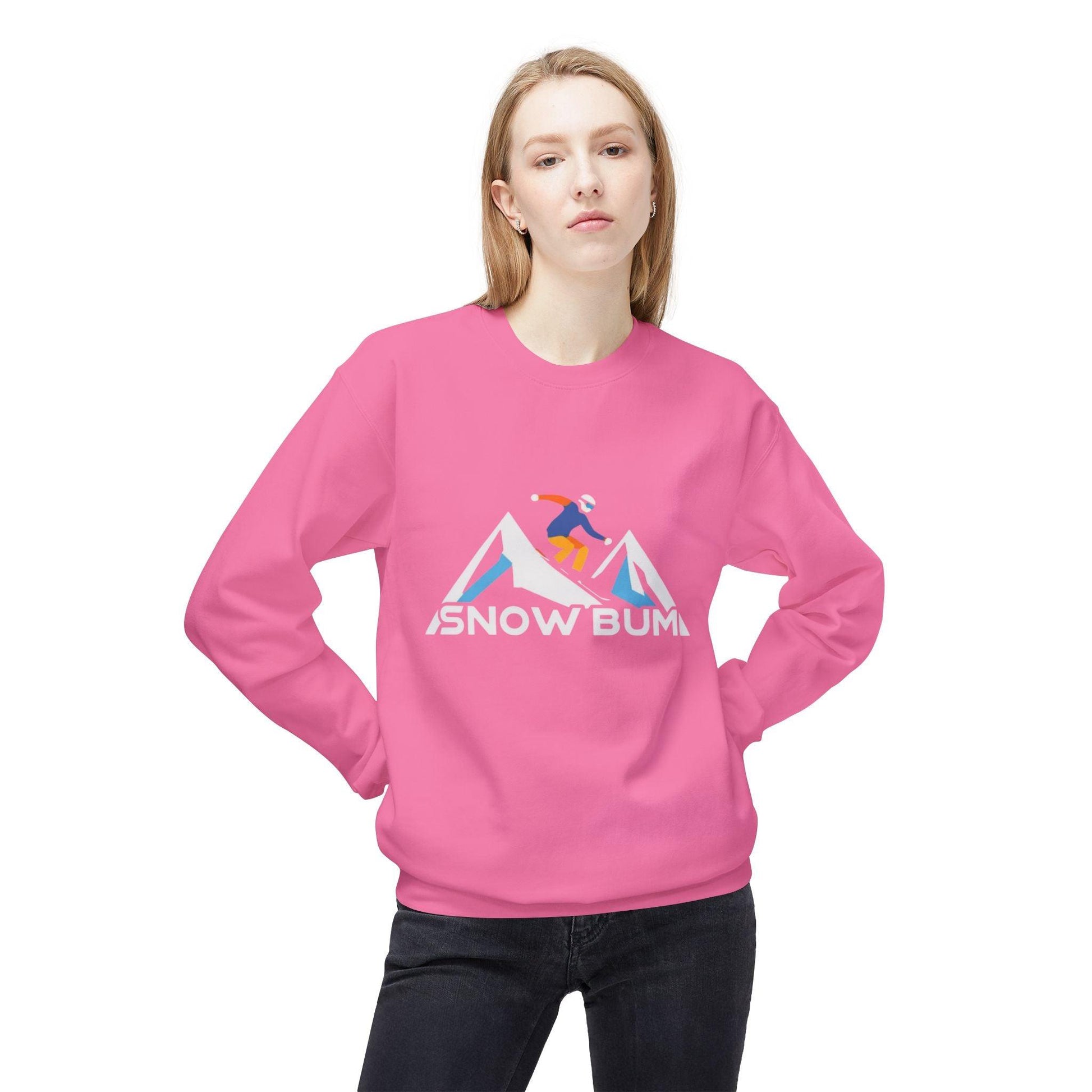 Snow Bum Sweatshirt for Winter Sports and Relaxing - Even Keel LLC