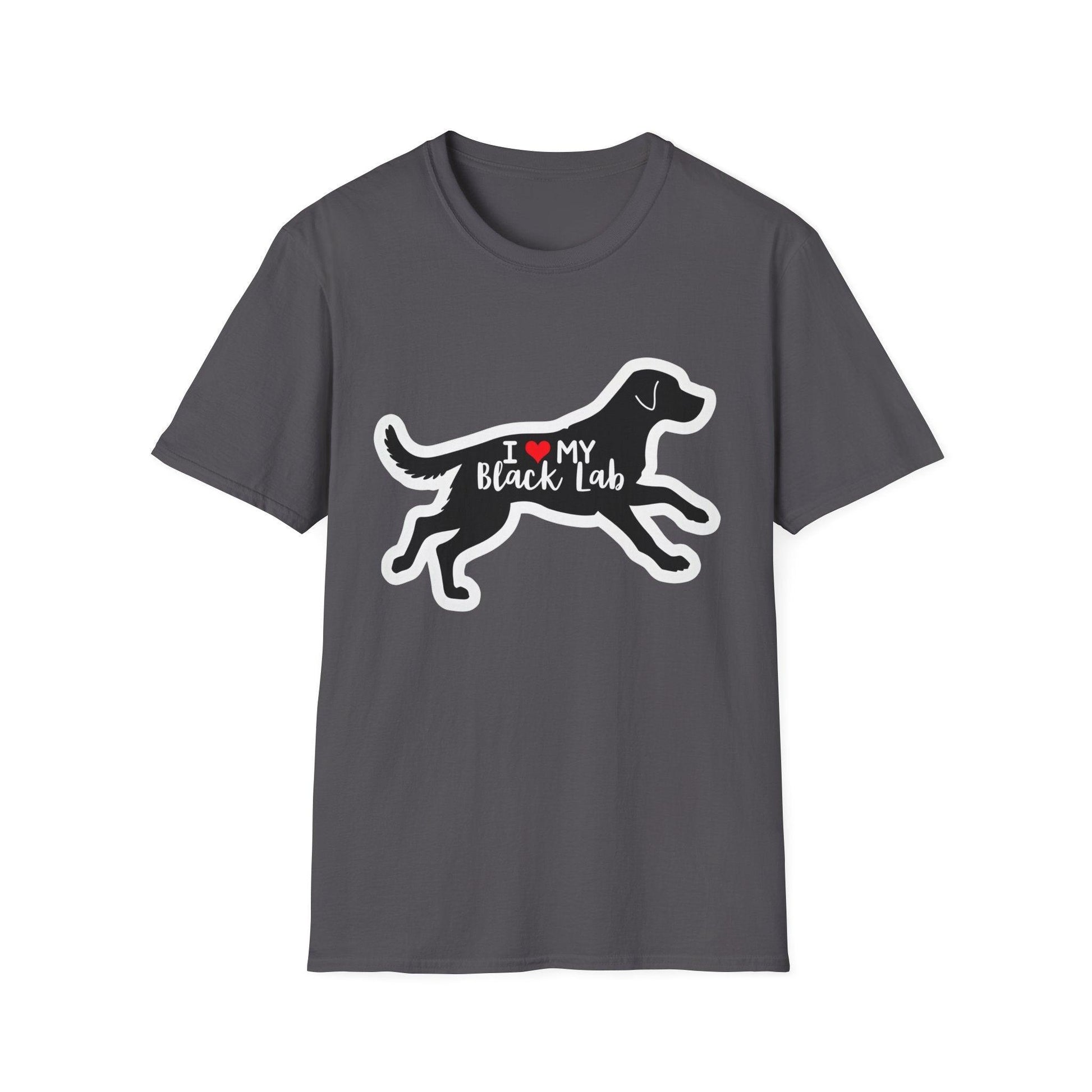 Black Lab Unisex T-Shirt for Dog Lovers and Casual Wear - Even Keel LLC