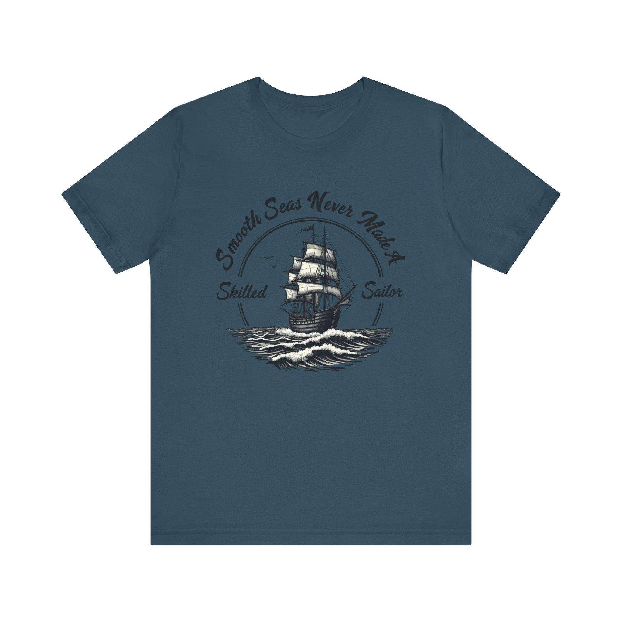 Unisex Sailor Tee - Smooth Seas for Summer Casual Style - Even Keel LLC