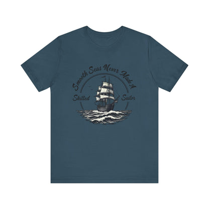 Unisex Sailor Tee - Smooth Seas for Summer Casual Style - Even Keel LLC