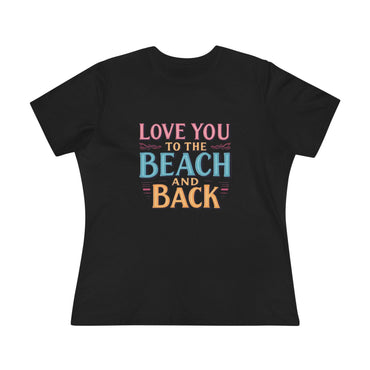 Women's Beach Lovers Cotton Tee - Love You to the Beach - Even Keel LLC