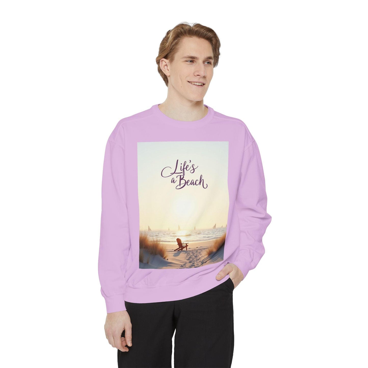 Beach Life Unisex Sweatshirt for Relaxed Coastal Style - Even Keel LLC