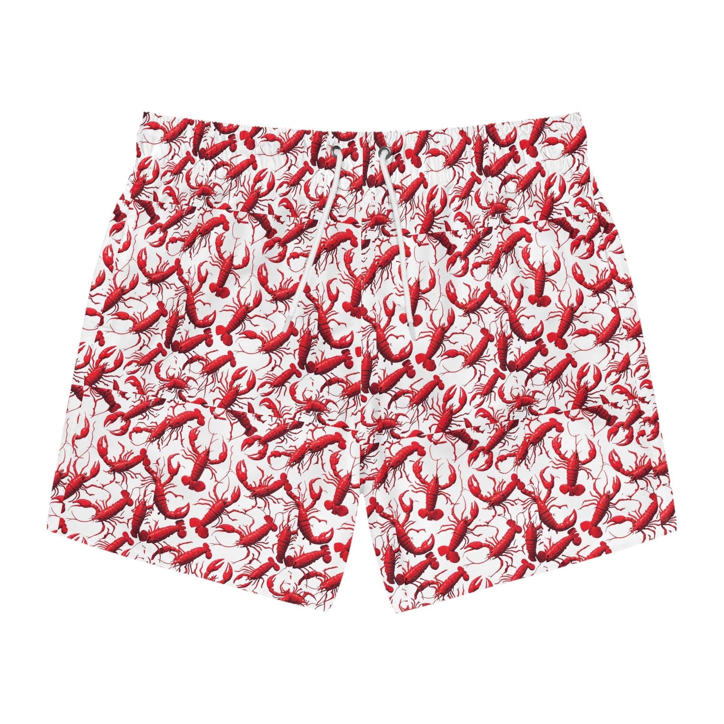 Lobster Print Swim Trunks for Summer Fun - Even Keel LLC