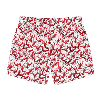 Lobster Print Swim Trunks for Summer Fun - Even Keel LLC