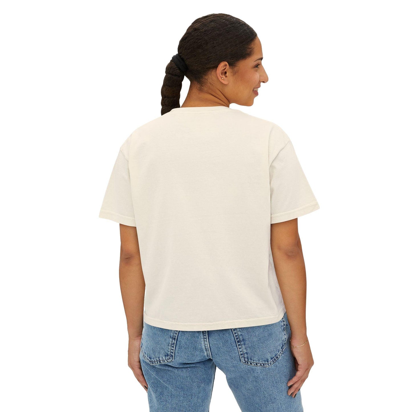 Women's Boxy Tee - Thick Thighs Thin Patience Style - Even Keel LLC