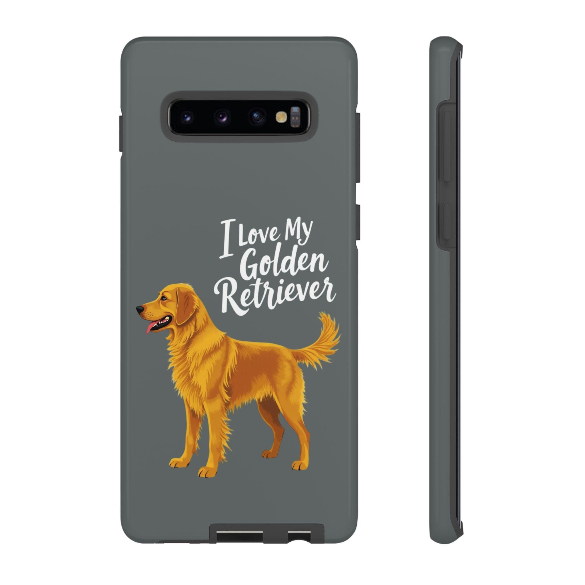 Phone Case I Love My Golden Retriever For Dog Lovers Style - Even Keel LLC