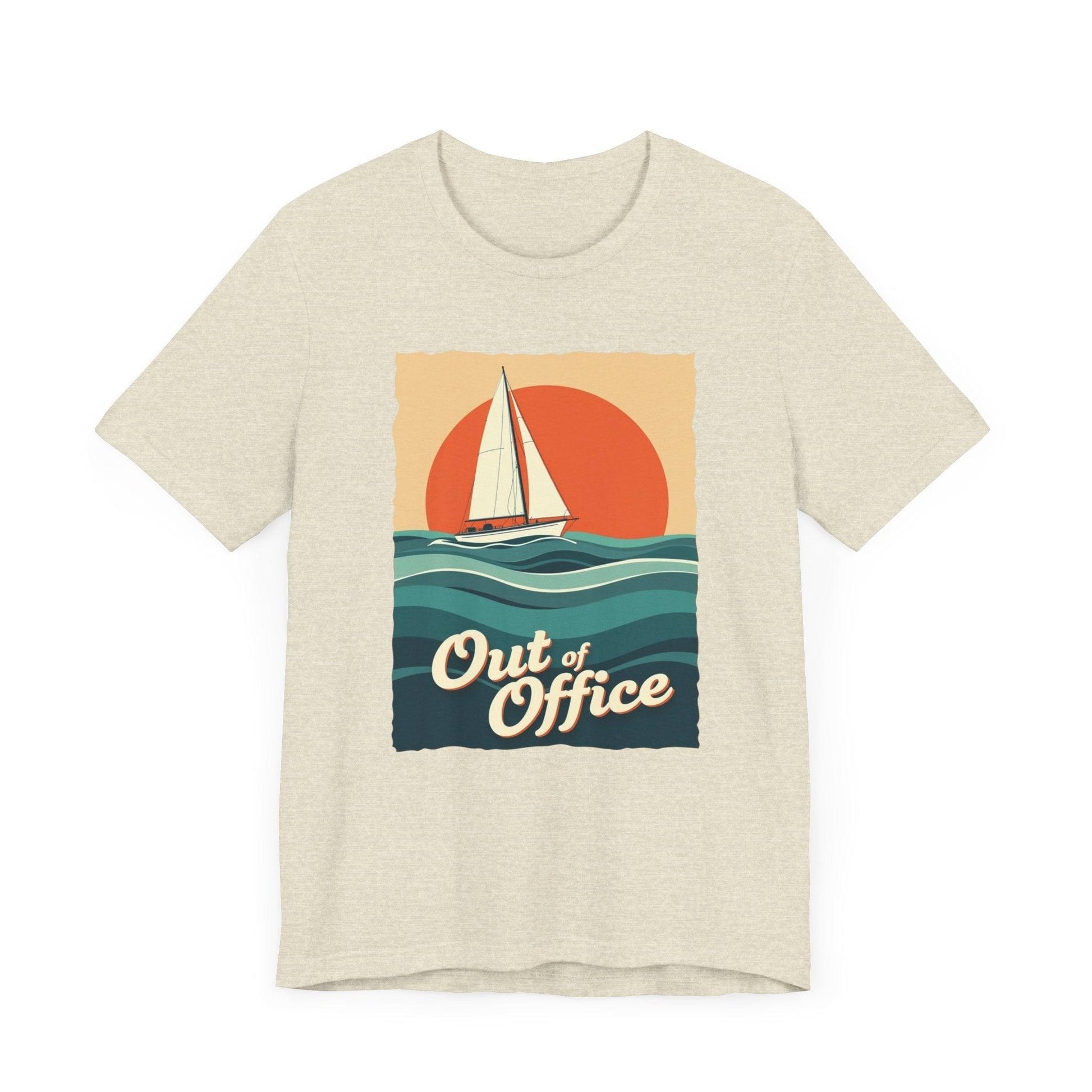 Sailing Tee - Out of Office Design for Summer Fun - Even Keel LLC