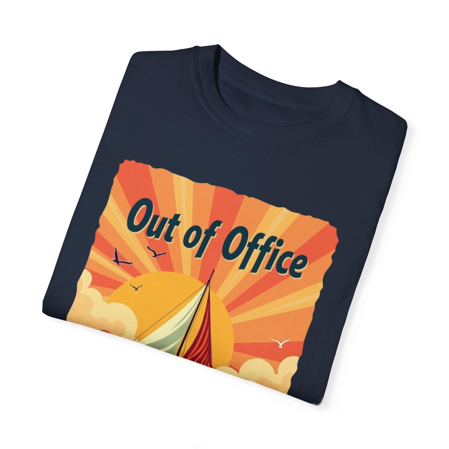 Ocean Sailing Out of Office Unisex Tee for Beach Lovers - Even Keel LLC