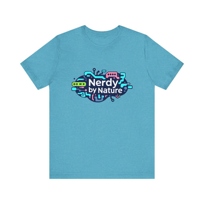 Nerdy by Nature Unisex Tee - Fun Geeky Graphic T-Shirt for Casual Wear - Even Keel LLC