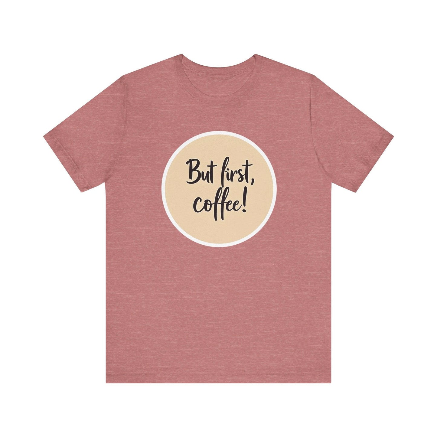 Coffee Lover Tee - Unisex Short Sleeve Jersey Shirt Design - Even Keel LLC