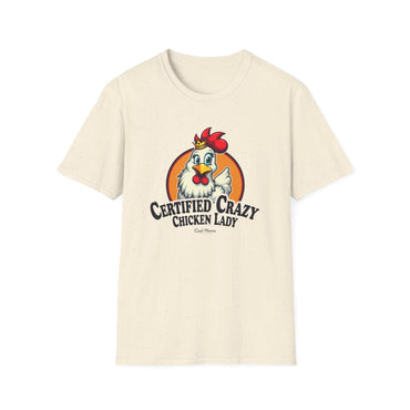 Crazy Chicken Lady T-Shirt for Quirky Chicken Lovers - Even Keel LLC