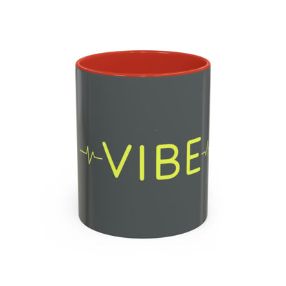 Mug - VIBE Coffee Mug Gift for Coffee Lovers Stylish Design - Even Keel LLC