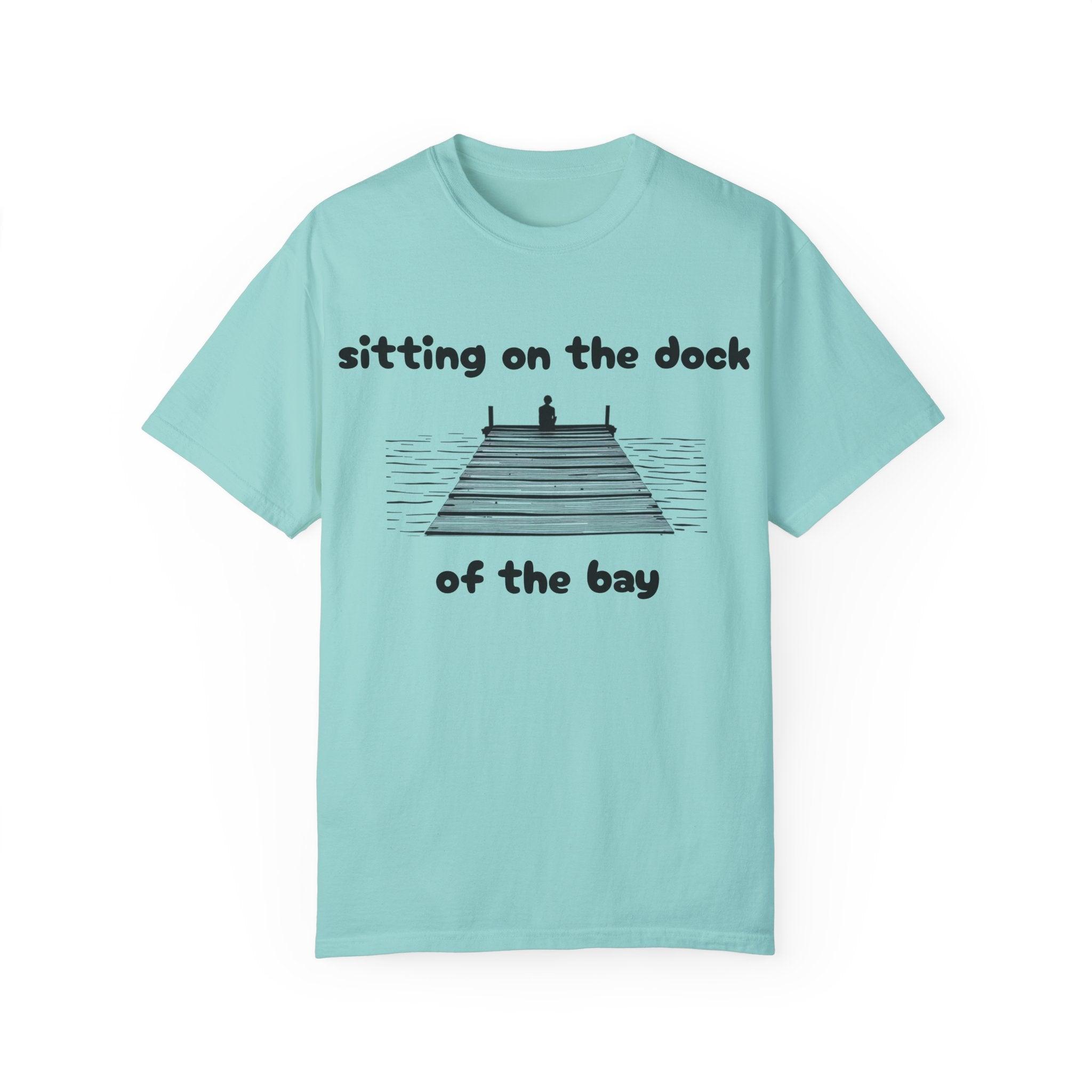 Dock of the Bay T-Shirt for Relaxed Coastal Living Style - Even Keel LLC