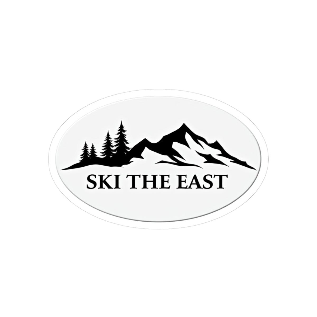 Ski The East Bumper Sticker for Car and Home Decor - Even Keel LLC