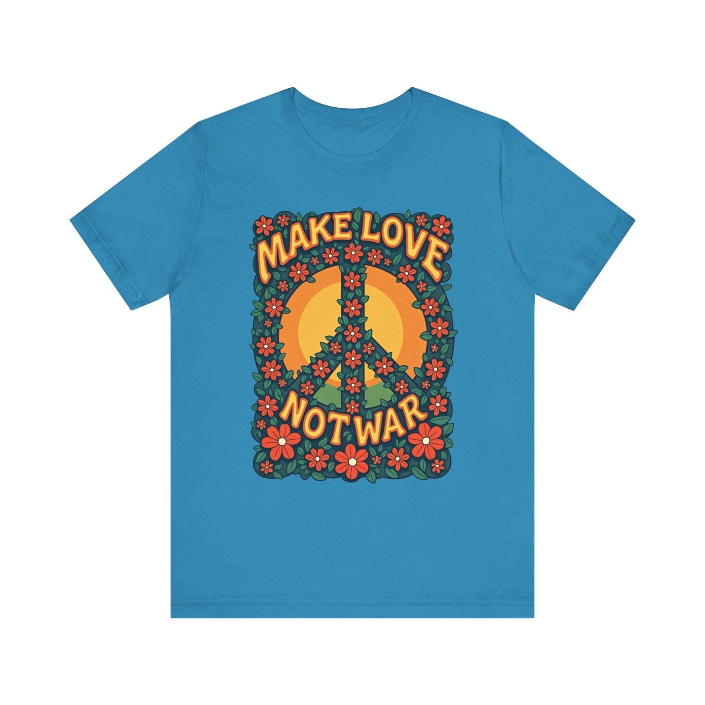 Peace Sign T-Shirt for Love and Unity in Any Size - Even Keel LLC