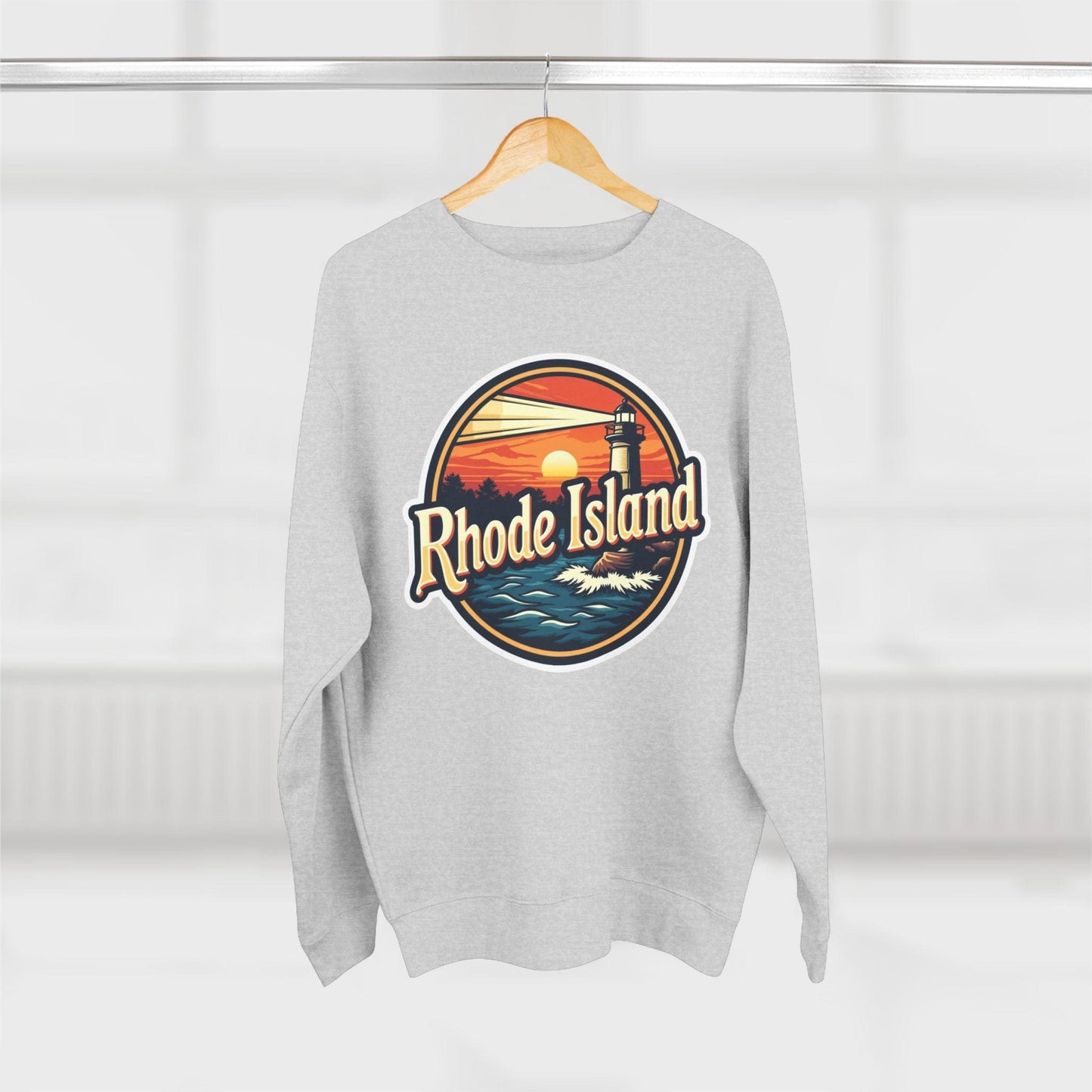 Rhode Island Unisex Crewneck Sweatshirt for All Seasons - Even Keel LLC