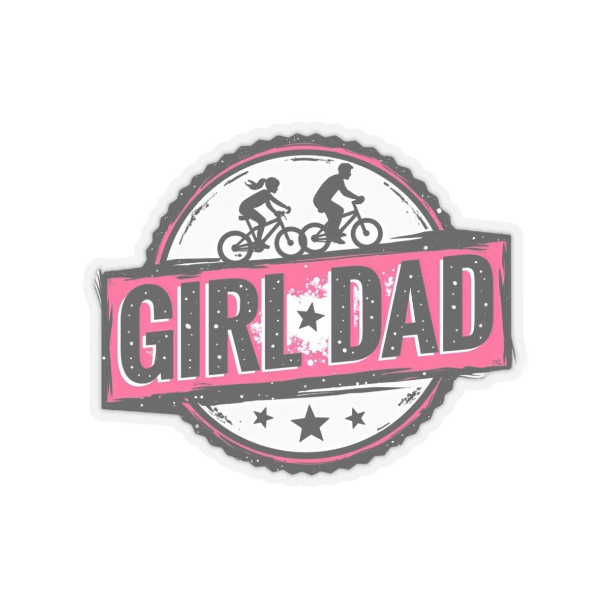 Girl Dad Sticker - Durable Vinyl Kiss-Cut Design - Even Keel LLC