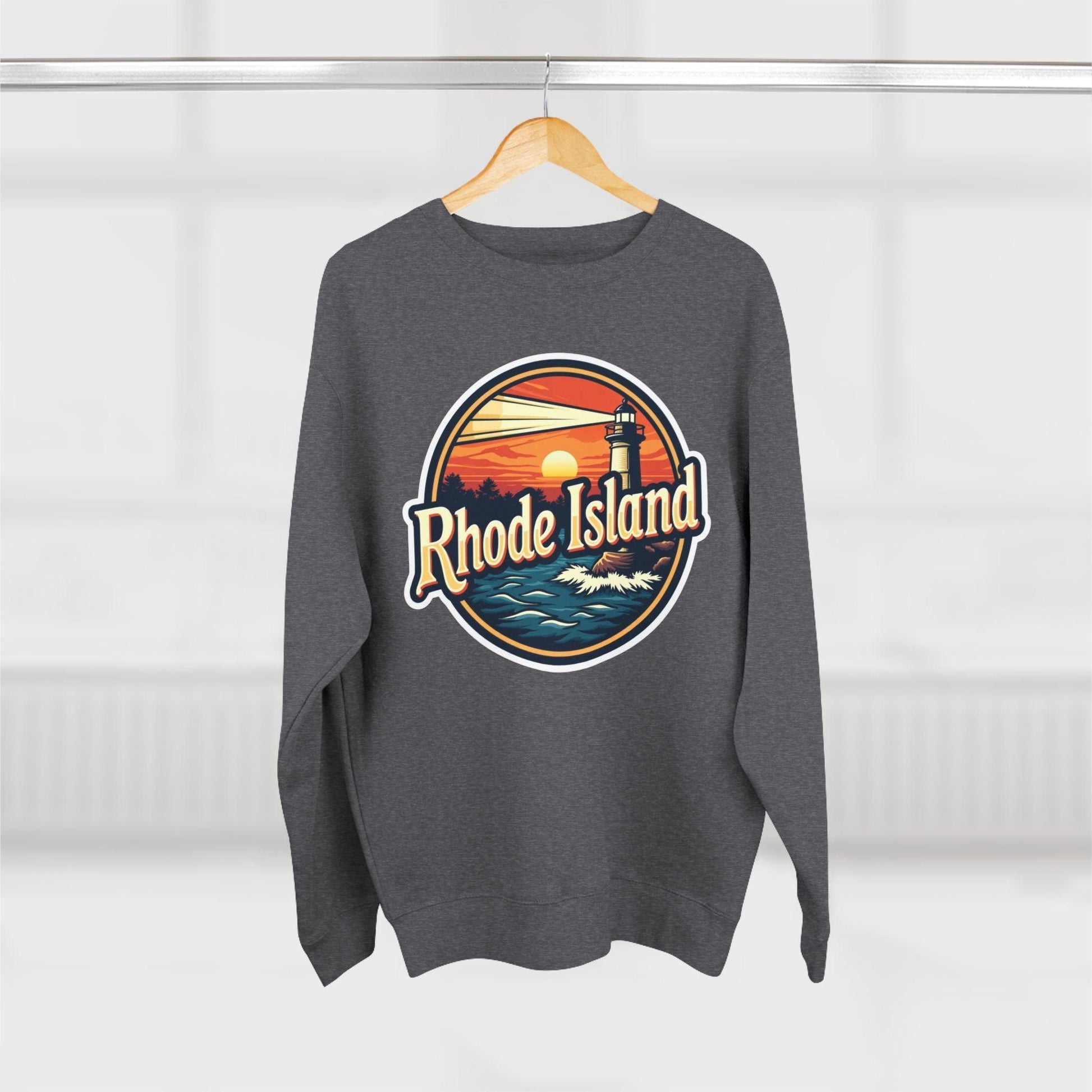 Rhode Island Unisex Crewneck Sweatshirt for All Seasons - Even Keel LLC