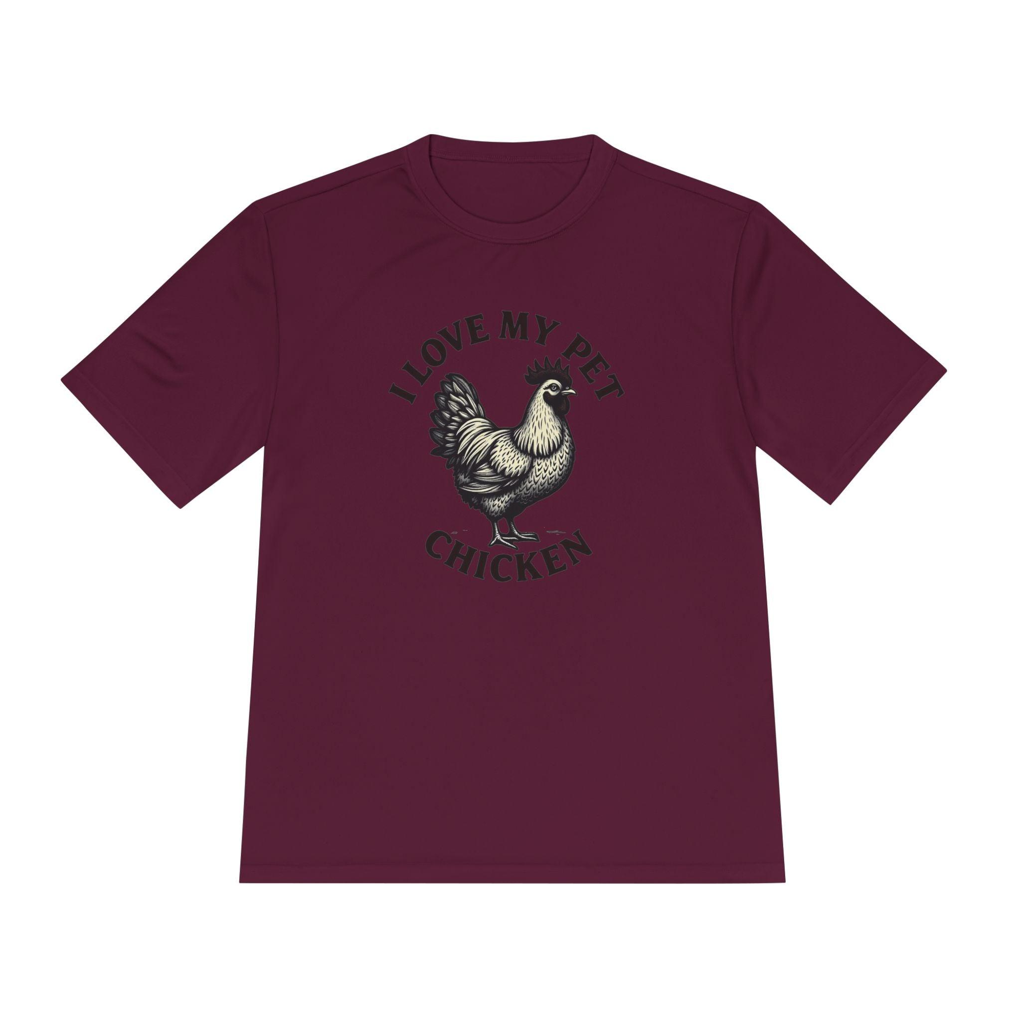 Chicken Lover Unisex Sport-Tek Tee for Active Pet Owners - Even Keel LLC