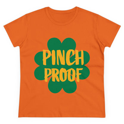 T-Shirt - Pinch Proof Irish Joke Women's Cotton Tee - Even Keel LLC