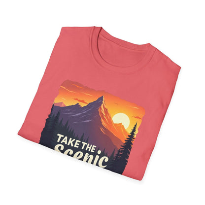 Scenic Route T-Shirt for Adventurers and Explorers Gear - Even Keel LLC