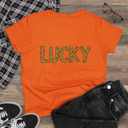 Women's Tee Lucky Shamrock Shirt for St. Patrick's Day Fun - Even Keel LLC