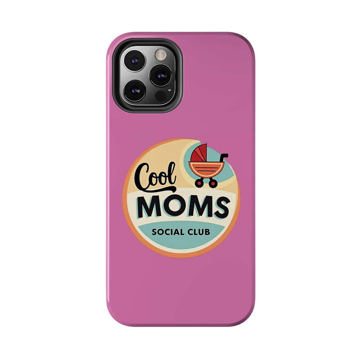 Retro Cool Moms Social Club Tough Phone Cases for Phones - Even Keel LLC