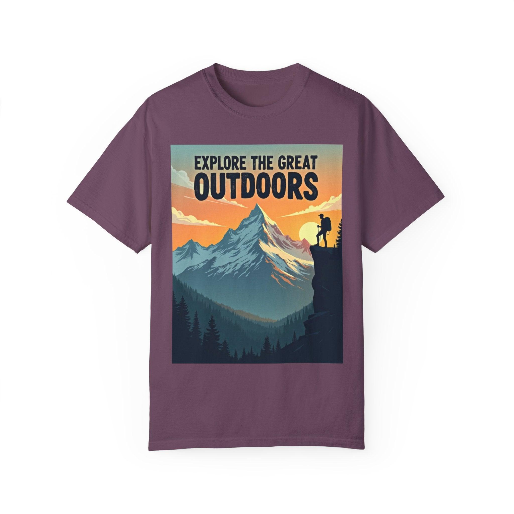 Hiker Adventure T-Shirt for Outdoor Enthusiasts and Nature Lovers - Even Keel LLC