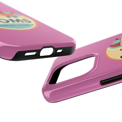 Retro Cool Moms Social Club Tough Phone Cases for Phones - Even Keel LLC