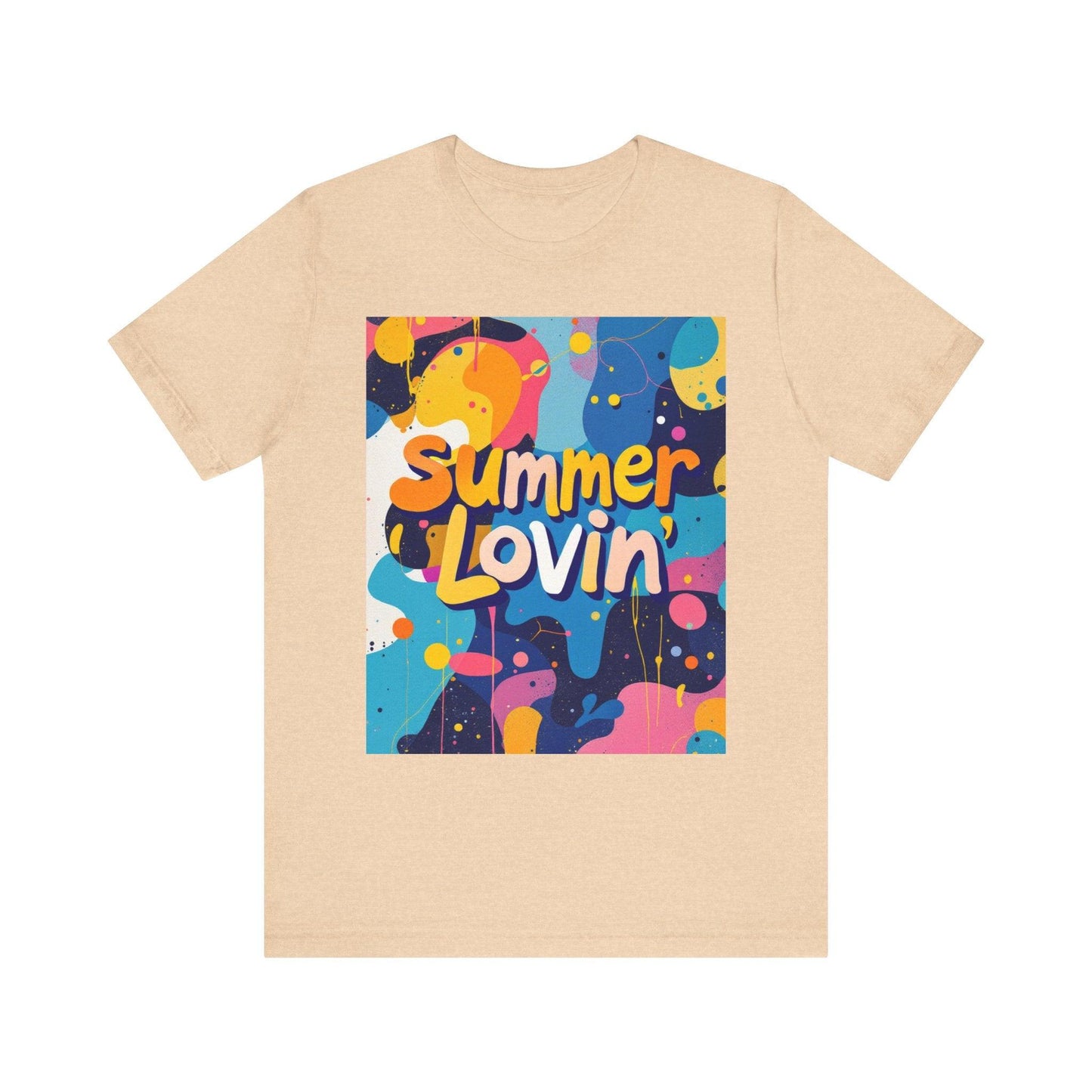 Colorful Summer Lovin' Unisex Tee for Fun Summer Days - Even Keel LLC