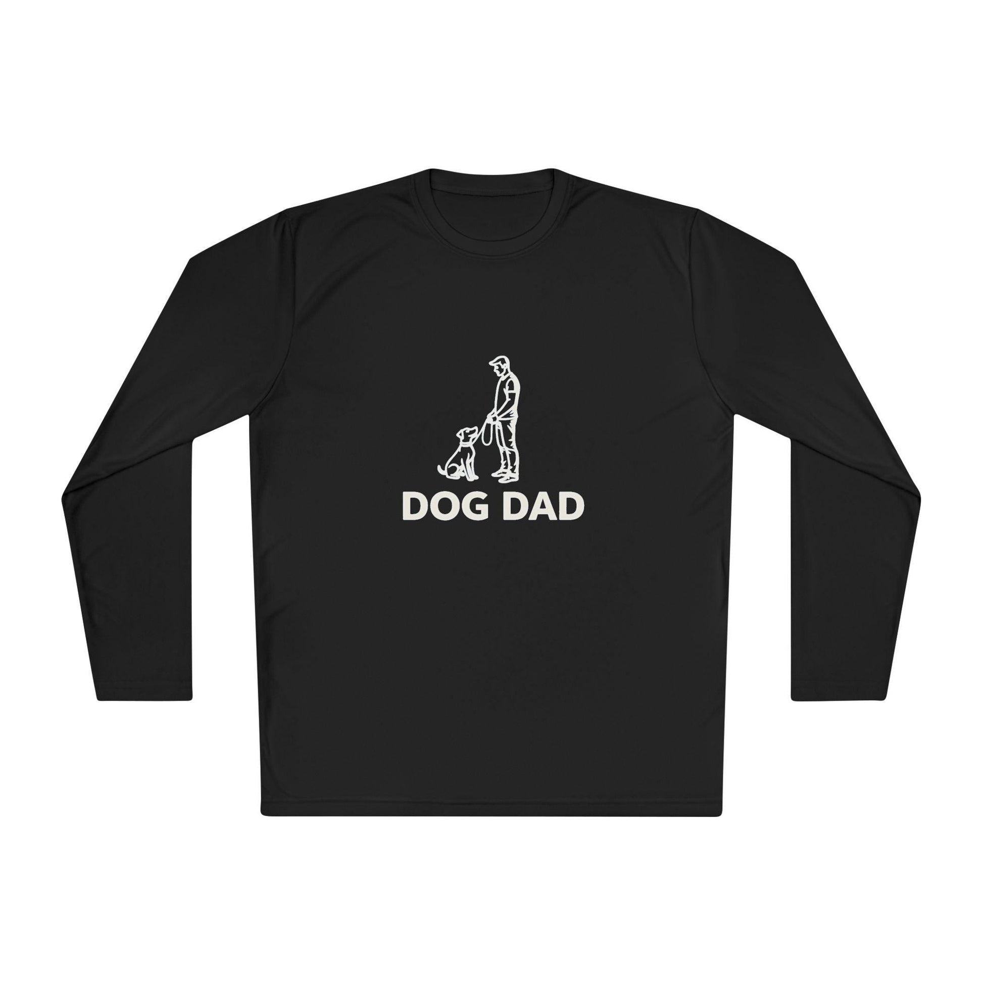 Dog Dad Performance Long Sleeve Tee for Active Dog Owners - Even Keel LLC