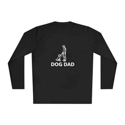 Dog Dad Performance Long Sleeve Tee for Active Dog Owners - Even Keel LLC