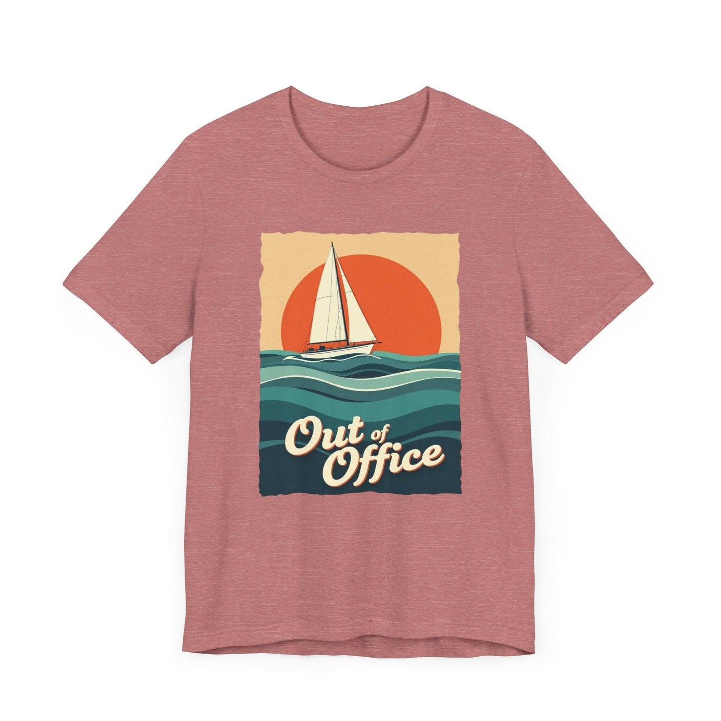 Sailing Tee - Out of Office Design for Summer Fun - Even Keel LLC